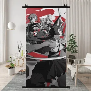 Zenless Zone Zero Hoshimi Miyabi Exquisite Dormitory Vertical Bedside Hanging Scroll Decorative Hanging Painting