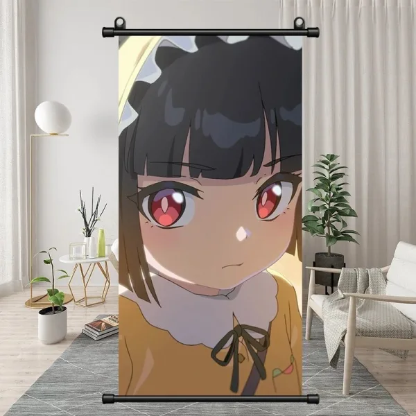 Zenless Zone Zero Hoshimi Miyabi Exquisite Dormitory Vertical Bedside Hanging Scroll Decorative Hanging Painting