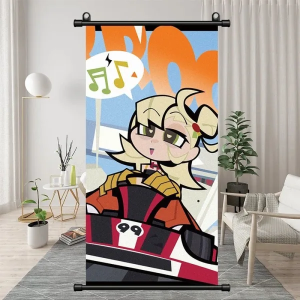 Zenless Zone Zero Caesar King & Piper Wheel Exquisite Dormitory Vertical Bedside Hanging Scroll Decorative Hanging Painting
