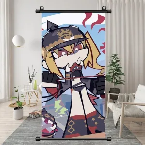 Zenless Zone Zero Caesar King & Piper Wheel Exquisite Dormitory Vertical Bedside Hanging Scroll Decorative Hanging Painting