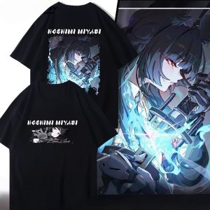 Zenless Zone Zero - Hoshimi Miyabi Graffiti Design T-shirt