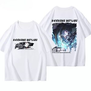 Zenless Zone Zero - Hoshimi Miyabi Graffiti Design T-shirt