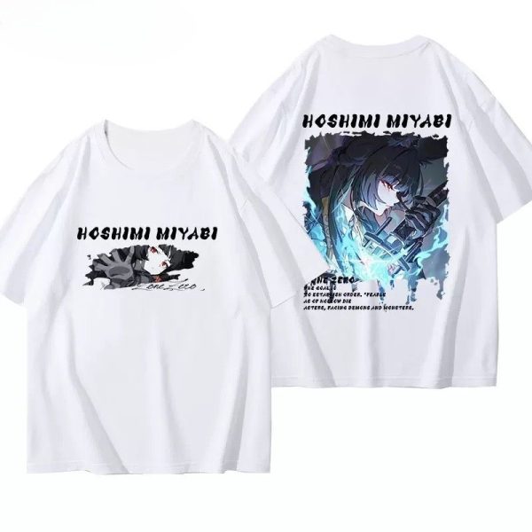 Zenless Zone Zero - Hoshimi Miyabi Graffiti Design T-shirt