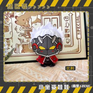 Zenless Zone Zero ZZZ Lighter, Billy Kid, Von Lycaon Anime 12CM Plush Doll Pendant Keychain Plushie