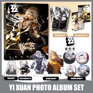 Zenless Zone Zero Yi Xuan Zzz Photobook Album Art Photo Book Set Poster Photocard Card Sticker Acrylic Stand Keychain Pin Badge