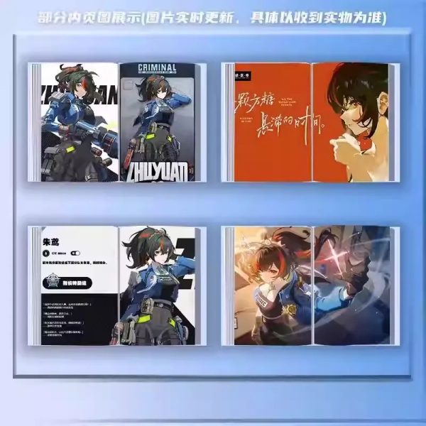 Zenless Zone Zero Zhu Yuan Zzz Photobook Album Art Photo Book Set Poster Photocard Card Sticker Acrylic Stand Keychain Pin Badge