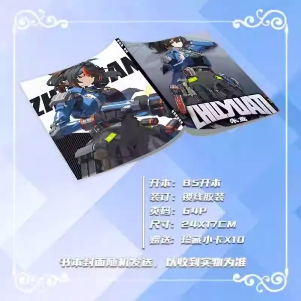 Zenless Zone Zero Zhu Yuan Zzz Photobook Album Art Photo Book Set Poster Photocard Card Sticker Acrylic Stand Keychain Pin Badge