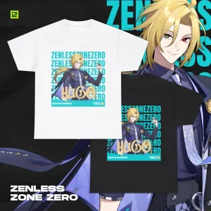 Zenless Zone Zero T-Shirt- HUGO VLAD | Minimalist Fan Shirt Streetwear | Anime Gacha Graphics