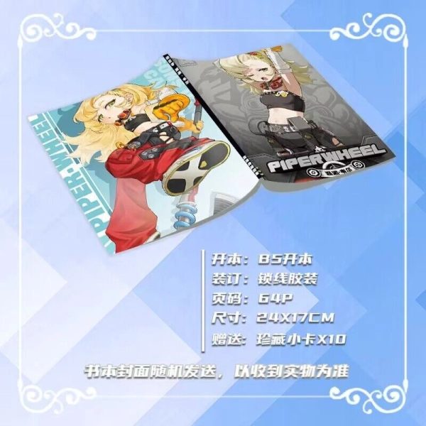 Zenless Zone Zero Piper Wheel Zzz Photobook Album Art Photo Book Set Poster Photocard Card Sticker Acrylic Stand Keychain Pin Badge