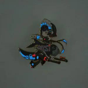 Zenless Zone Zero - Glow In The Dark - Hard Enamel Enamel Ellen Joe, Grace Howard, Alexandrina, Von Lycaon Pin