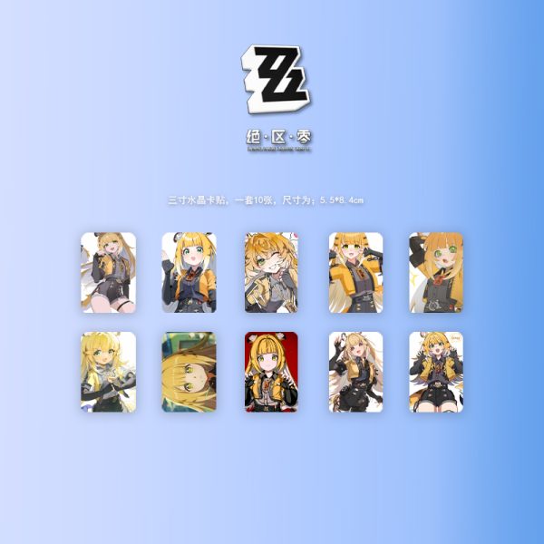 Zenless Zone Zero Ju Fufu Zzz Photobook Album Art Photo Book Set Poster Photocard Card Sticker Acrylic Stand Keychain Pin Badge