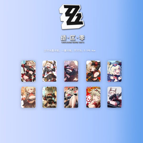 Zenless Zone Zero Burnice White Zzz Photobook Album Art Photo Book Set Poster Photocard Card Sticker Acrylic Stand Keychain Pin Badge