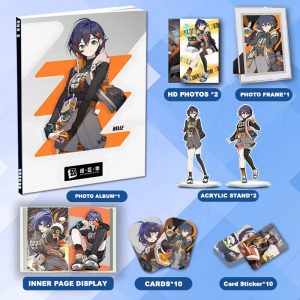 Zenless Zone Zero Belle Zzz Photobook Album Art Photo Book Set Poster Photocard Card Sticker Acrylic Stand Keychain Pin Badge