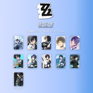 Zenless Zone Zero Asaba Harumasa Zzz Photobook Album Art Photo Book Set Poster Photocard Card Sticker Acrylic Stand Keychain Pin Badge
