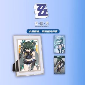 Zenless Zone Zero Qingyi Zzz Photobook Album Art Photo Book Set Poster Photocard Card Sticker Acrylic Stand Keychain Pin Badge