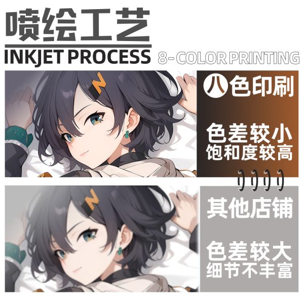 Zenless Zone Zero Belle Anime Girl Dakimakura Hugging Body Pillow