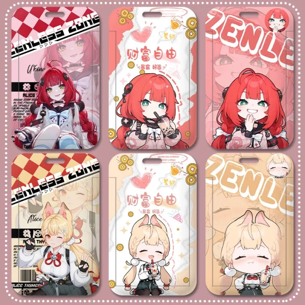 Zenless Zone Zero Alice Thymefield, Ukinami Yuzuha ZZZ Card Holder