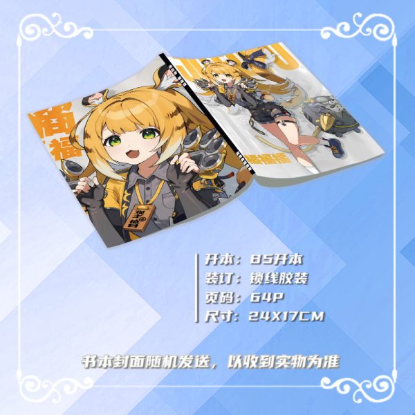 Zenless Zone Zero Ju Fufu Zzz Photobook Album Art Photo Book Set Poster Photocard Card Sticker Acrylic Stand Keychain Pin Badge