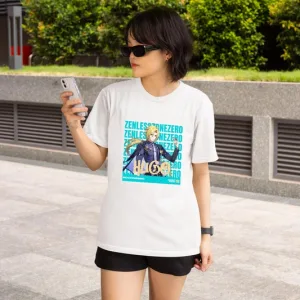Zenless Zone Zero T-Shirt- HUGO VLAD | Minimalist Fan Shirt Streetwear | Anime Gacha Graphics