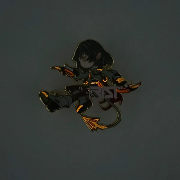 Zenless Zone Zero - Glow In The Dark - Hard Enamel Enamel Jane Doe, Zhu Yuan, Qingyi, Seth Lowell N.E.P.S Pin