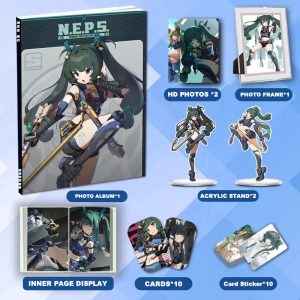 Zenless Zone Zero Qingyi Zzz Photobook Album Art Photo Book Set Poster Photocard Card Sticker Acrylic Stand Keychain Pin Badge