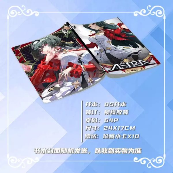 Zenless Zone Zero Astra Yao Zzz Photobook Album Art Photo Book Set Poster Photocard Card Sticker Acrylic Stand Keychain Pin Badge