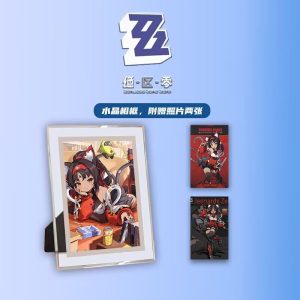 Zenless Zone Zero Nekomiya Mana Zzz Photobook Album Art Photo Book Set Poster Photocard Card Sticker Acrylic Stand Keychain Pin Badge