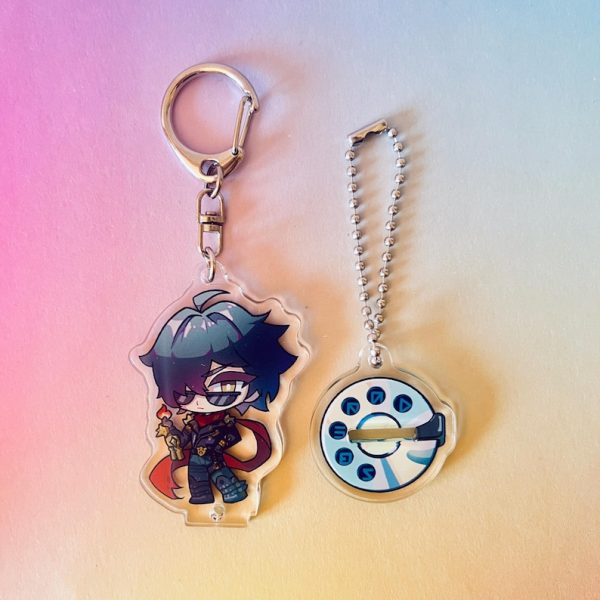 Zenless Zone Zero - Acrylic Charms - Burnice, Caesar, Lighter, Lucy, Piper - Keychain & Standee - Sons of Calydon ZZZ