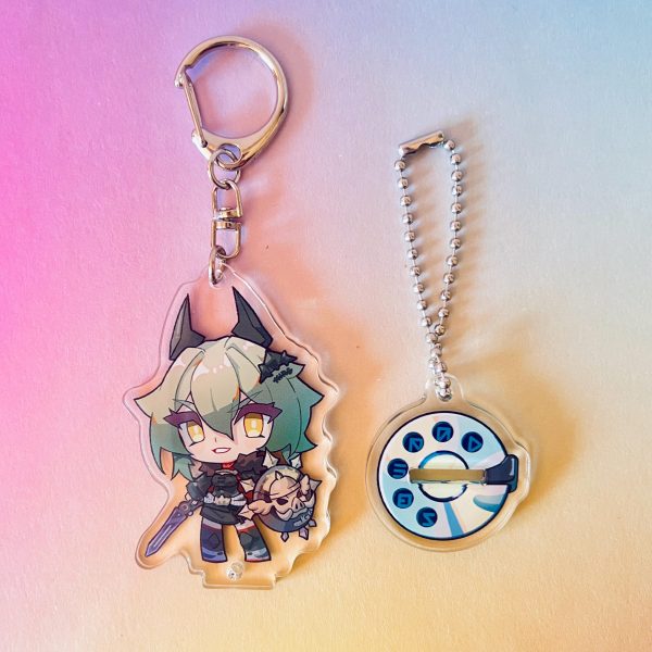 Zenless Zone Zero - Acrylic Charms - Burnice, Caesar, Lighter, Lucy, Piper - Keychain & Standee - Sons of Calydon ZZZ