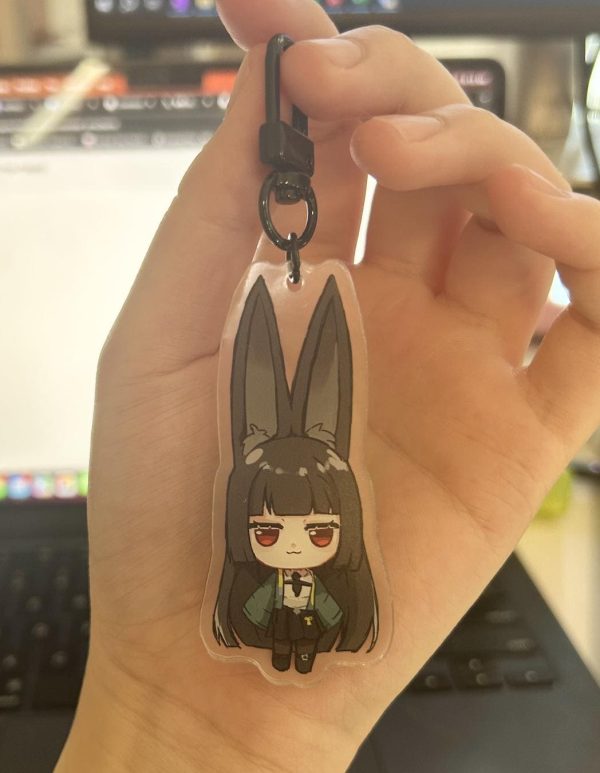 Cute Funny Kawaii ZZZ Zenless Zone Zero Miyabi Hoshimi Keychain Charm