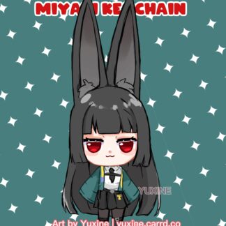 Cute Funny Kawaii ZZZ Zenless Zone Zero Miyabi Hoshimi Keychain Charm