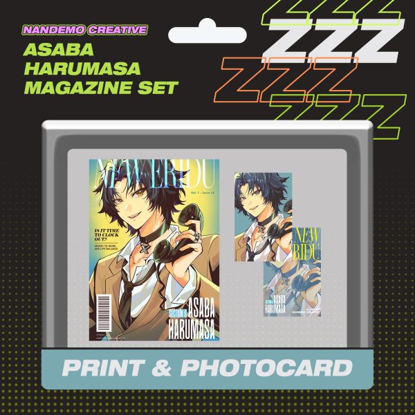 Asaba Harumasa Art Print and Photocard Set - Zenless Zone Zero ZZZ