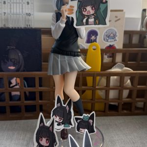 hoshimi miyabi - zenless zone zero 5 meme sticker set