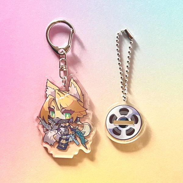 Zenless Zone Zero - Acrylic Charms - Burnice, Caesar, Lighter, Lucy, Piper - Keychain & Standee - Sons of Calydon ZZZ