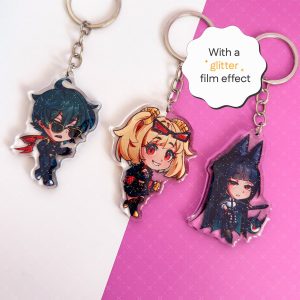 Zenless Zone Zero keychainscharms - Burnice, Miyabi, Lighter