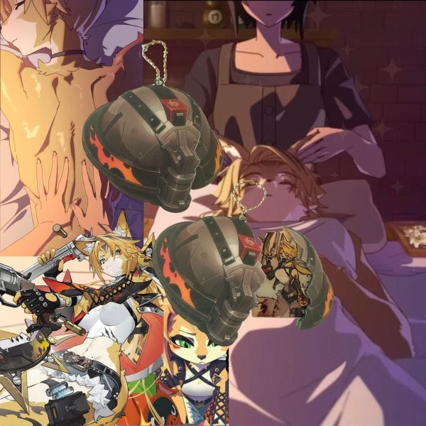 ZZZ Pulchra W Engine Sliding Keychain zenless zone zero keychain Pulchra zzz keychain zzz Pulchra zenless zone zero pulchra keychain