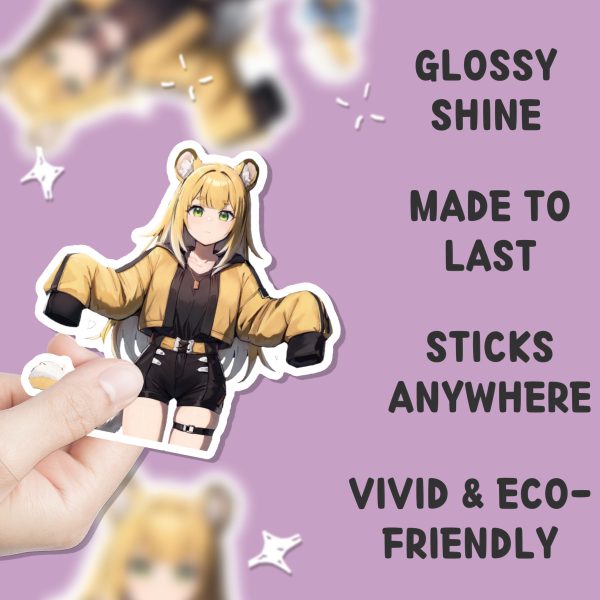 Zenless Zone Zero Sticker | Ju Fufu Sticker | 3&quote; Vinyl Sticker | Ju Fufu Zenless Zone Zero | Ju Fufu Sticker | Ju Fufu Fanart