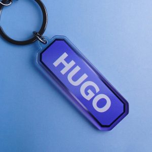 Zenless Zone Zero HUGO Acrylic Keychain - Original Hand-Drawn Anime Art - Fantasy Collectible Gift for Fans-Durable Backpack Charm