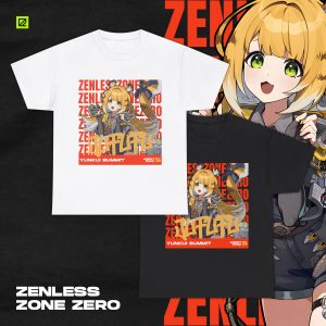 Zenless Zone Zero T-Shirt- JU FUFU | Minimalist Fan Shirt Streetwear | Anime Gacha Graphics