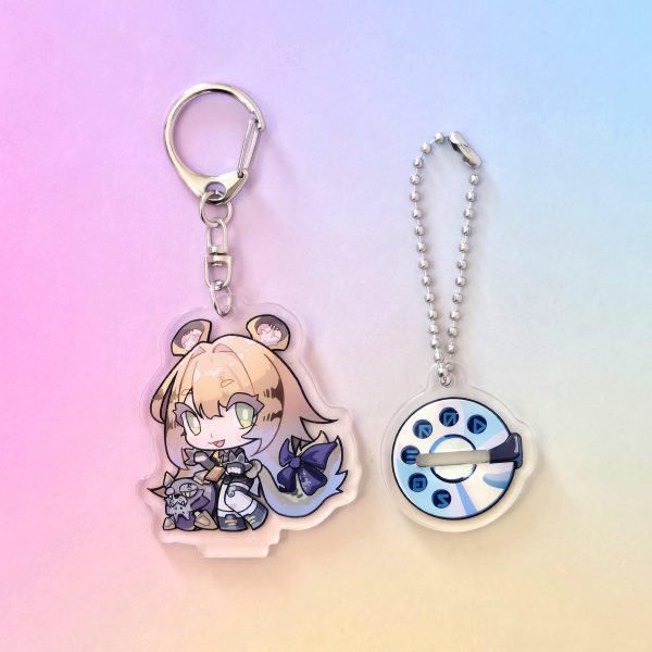Zenless Zone Zero - Yixuan, Ju Fufu, Pan Yinhu Acrylic Charms - Keychain & Standee - Yunkui Summit ZZZ