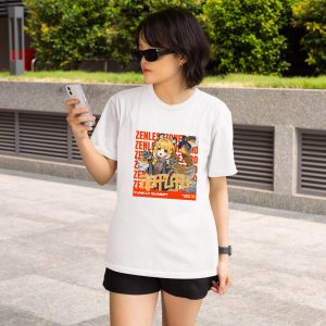 Zenless Zone Zero T-Shirt- JU FUFU | Minimalist Fan Shirt Streetwear | Anime Gacha Graphics