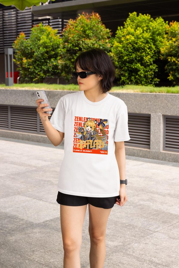 Zenless Zone Zero T-Shirt- JU FUFU | Minimalist Fan Shirt Streetwear | Anime Gacha Graphics