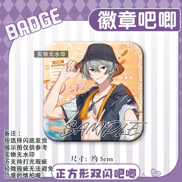 Zero Zone Zero Toys - Ukinami Yuzuha, Alice Thymefield, Wise, Belle Square Double Flash Badge