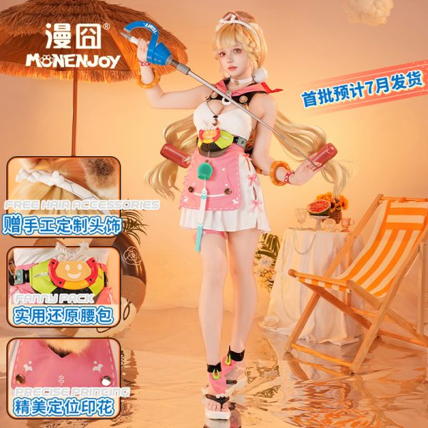Zenless Zone Zero Alice Thymefield Summer Swimwear Cosplay Costume