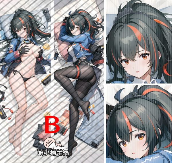 Zenless Zone Zero Zhu Yuan Anime Dakimakura Body Pillow Cover