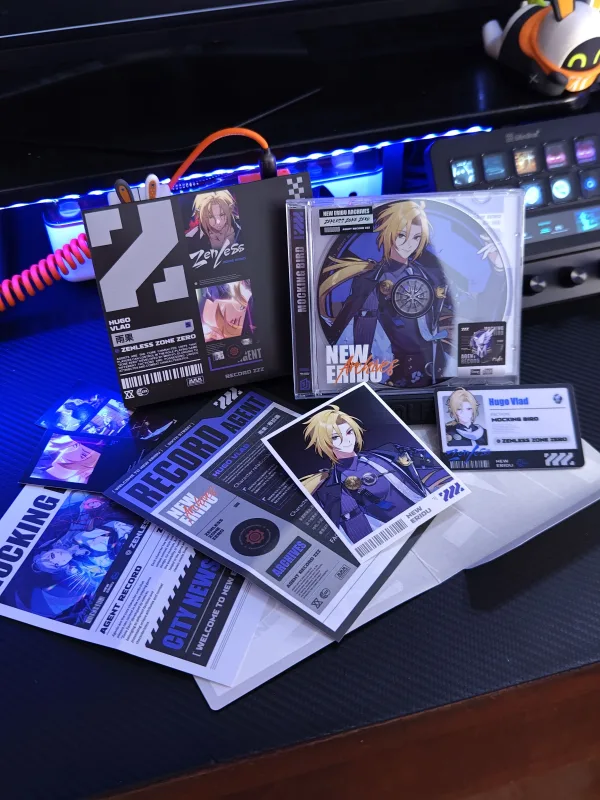 Zenless Zone Zero Toys - (ZZZ) Hugo Vlad Character Archive CD/DVD – Collectible Gift for Fans, Perfect Birthday Present