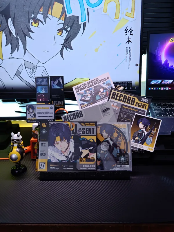 Zenless Zone Zero Toys - (ZZZ) Asaba Harumasa Character Archive CD/DVD – Collectible Gift for Fans, Perfect Birthday Present