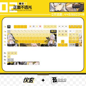 Zenless Zone Zero Toys Yi Xuan Keycap Game Character & Yi Xuan Display Keyboard ZZZ Mockingbird 122 Keycap