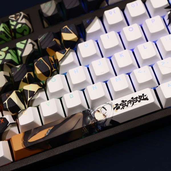 Zenless Zone Zero Toys Yi Xuan Keycap Game Character & Yi Xuan Display Keyboard ZZZ Yunkui 108 Keycap