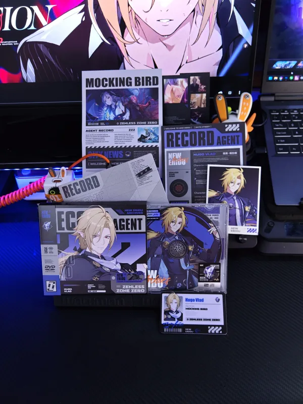 Zenless Zone Zero Toys - (ZZZ) Hugo Vlad Character Archive CD/DVD – Collectible Gift for Fans, Perfect Birthday Present